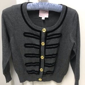 Romeo and Juliet grey military style sweater